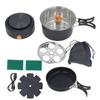 500W 1.6L Portable Electric Cooker with Foldable Handle Hot Pot for Camp Dorm Detachable Multi