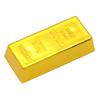 Hot Fake Plastic 999.9 Gold Bar Bullion Prop Desk Table  Decoration