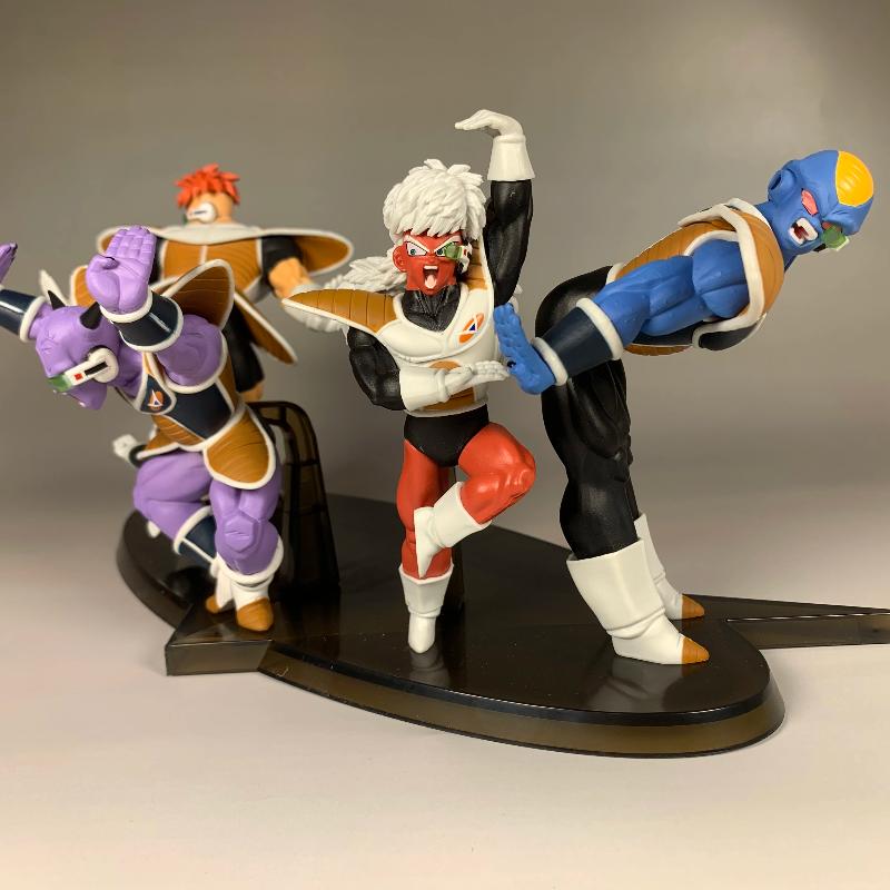 Dragon Ball Z Ginyu Force Figure Anime Figurine Jeice Guldo Recoom Burter Action Figure Pvc Statue DBZ Fgure Model Doll Toy