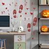 Fenster Badezimmer Schatten Glas Wandtattoo Halloween Dekor Halloween Aufkleber Horror Blut Hand Fußabdruck Türaufkleber