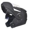 Casques intégraux Jiekai Casques de moto Coffre-fort Double visière Casque modulable Casque Moto Racing 4 saisons Moto Casque MOTO