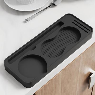 Sturdy Food Grade Coffee Bar Mats With Multifunctional Design For Portafilter Tool Organization And Cleaning