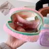 Ins Plüsch Quadratische Make-up-Tasche Kleine Kosmetik-Aufbewahrungstasche Student Kopfhörer Datenkabel Aufbewahrungstasche Reise-Organizer-Taschen Kulturtasche