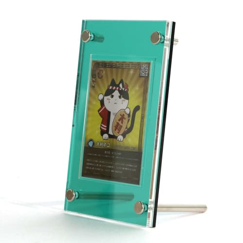 

Shield PRO Trading Card Display Case, Screw-Down Storage, Made in Japan, Green