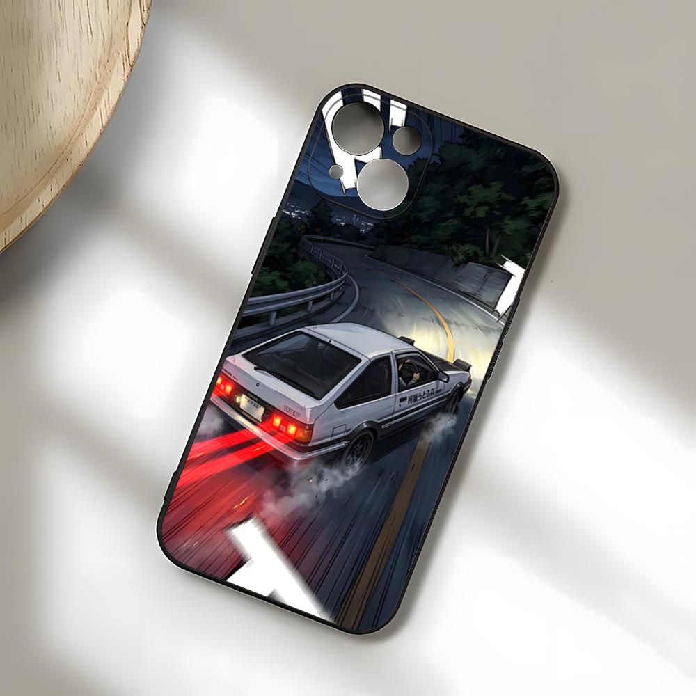 Anime I-Initial D AE86 Phone Case For IPhone 17 Pro Max 15 Pro 16 14 Plus 12 13 Mini 11 Pro Shockproof Soft Cover