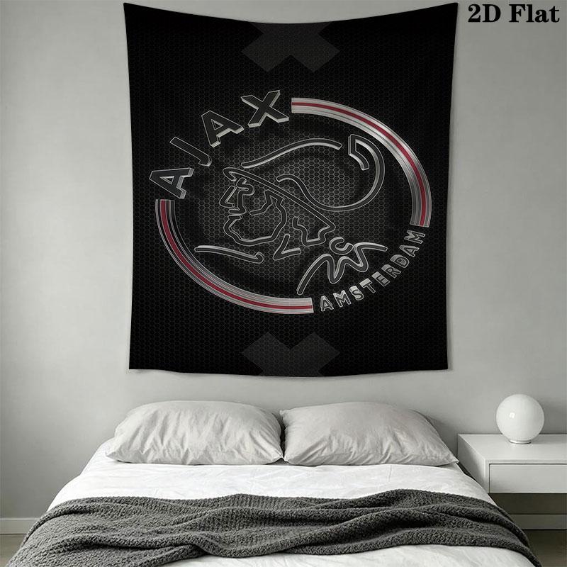 AFC Ajax Wandkleed Bedrukte Stof Deken Decoratieve Wandtapijten voor Slaapkamer Woonkamer Huisdecoratie