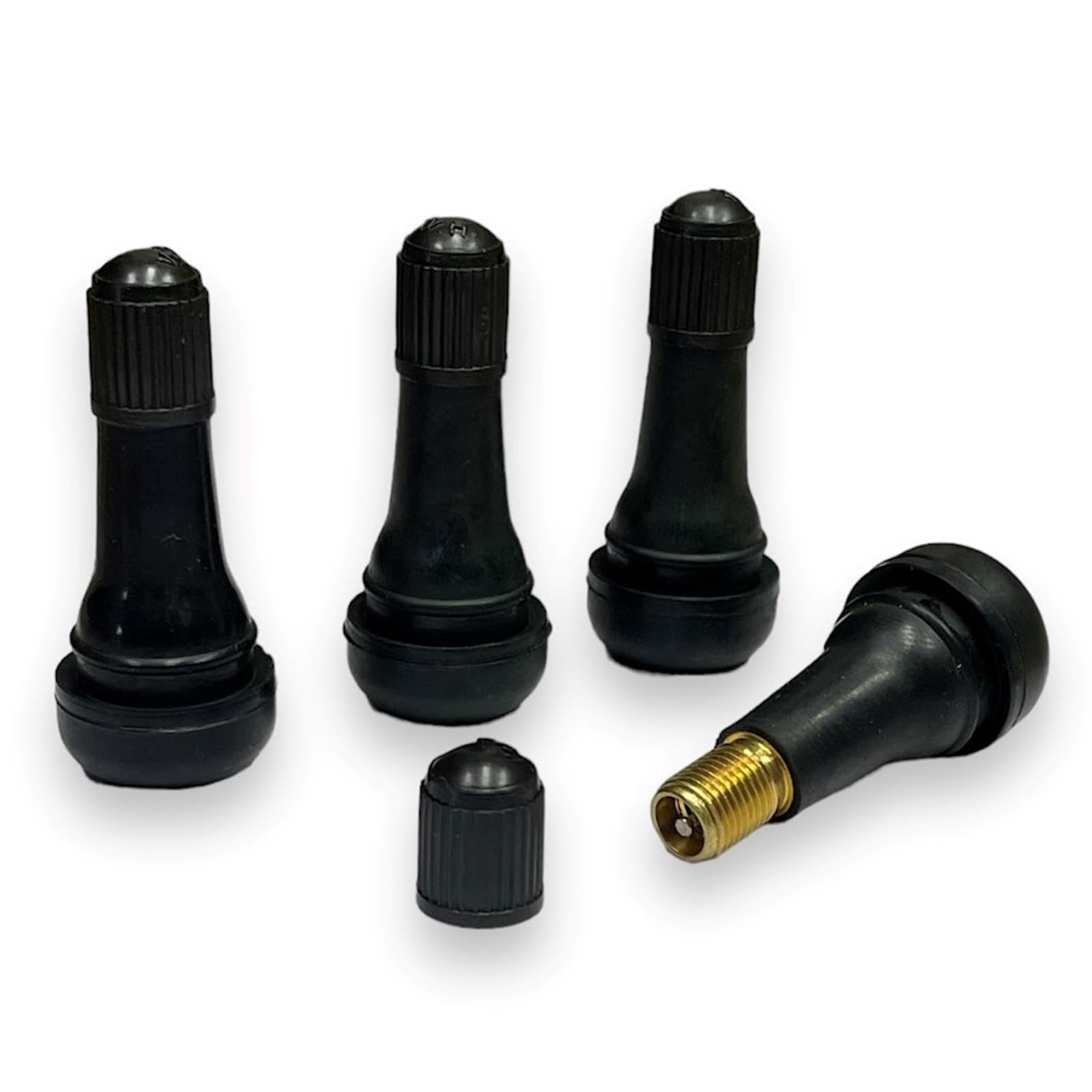 

Tubeless Tire Rubber Bulb TR413 Set of 4 Set of 4 чёрный