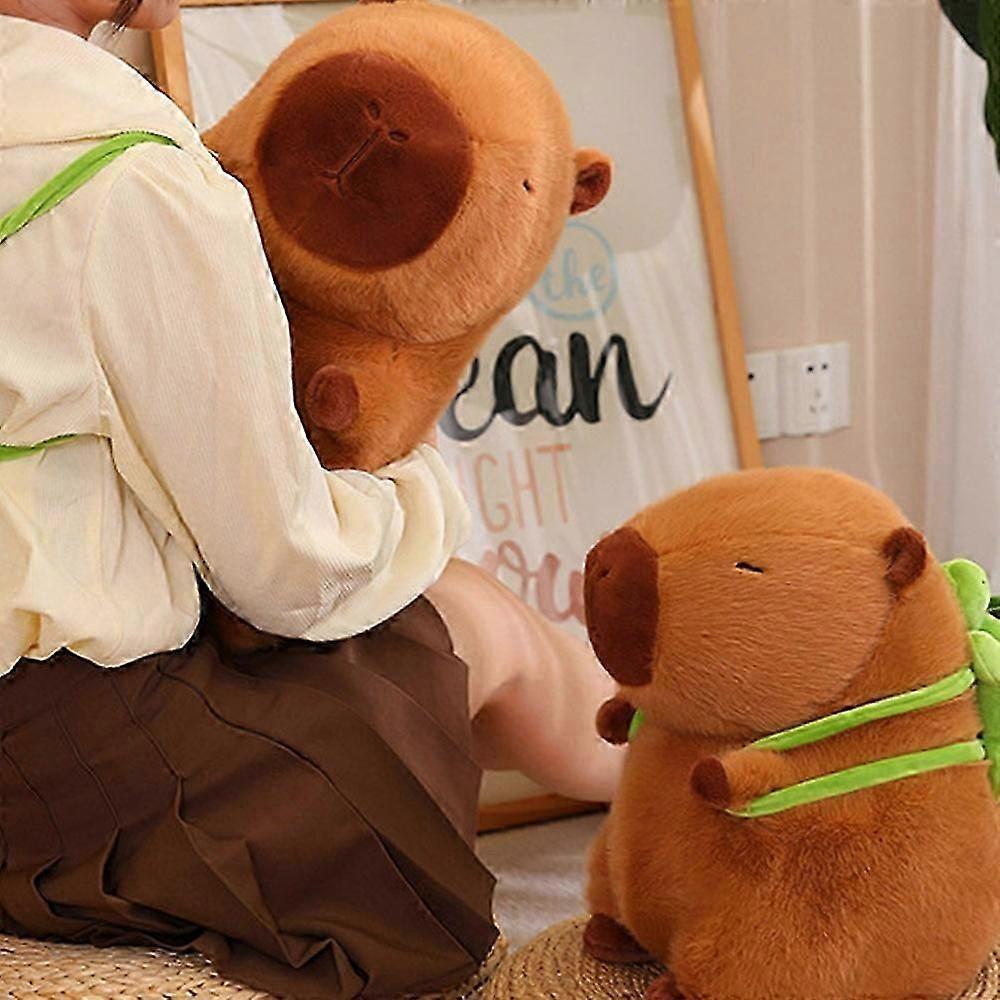Detachable Turtles Backpack Capybaras Plush Toy Super Soft PP Cotton Hugging Doll  Birthday Christmas Gift