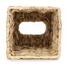 Handmade Water Hyacinth Storage Basket for Tissues Woven Paper Towel Box with Lid Natural Home Decoration
