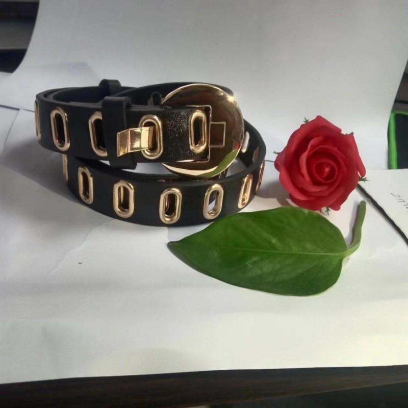 Simple Stylish And Ladies Korean Version Pu Leather Belt For Vintage Fashion Denim
