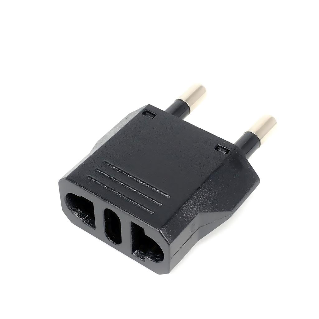 1-50 stk EU Euro KR pluggadapter USA til EU pluggadapter Travel KR EU-adapter Elektrisk EU KR pluggomformer Strømuttak AC-uttak