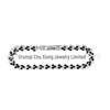 Heart-Shaped Rhinestone Silver-Plated Bracelet: Women's Crystal Fashion Hand Ornament
