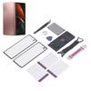 2 STÜCK Vordere Äußere Linse Glas Bildschirm Ersatz Reparaturset für Galaxy Z Fold 2 5G F916 mit OCA-Kleber