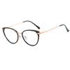 Retro Cat-eye Frames Women's Fashion Myopia Prescription Glasses Color-changing Anti Blue Light Computer Reading Eyeglasses