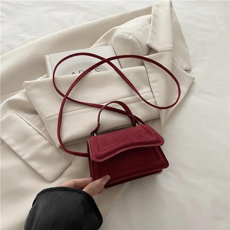 High Quality Handbag Purse Women's Bag Solid Color Shoulder Crossbody Bags Lady Messenger Small Tote for Women Autumn Winter New