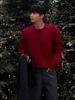 Men's Winter Thick Knit Pullover Sweater - Simple Round Neck Korean Style