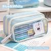 Large Opening Design Pencil Case Large Capacity Stationery Organizer Pen Box  School Office