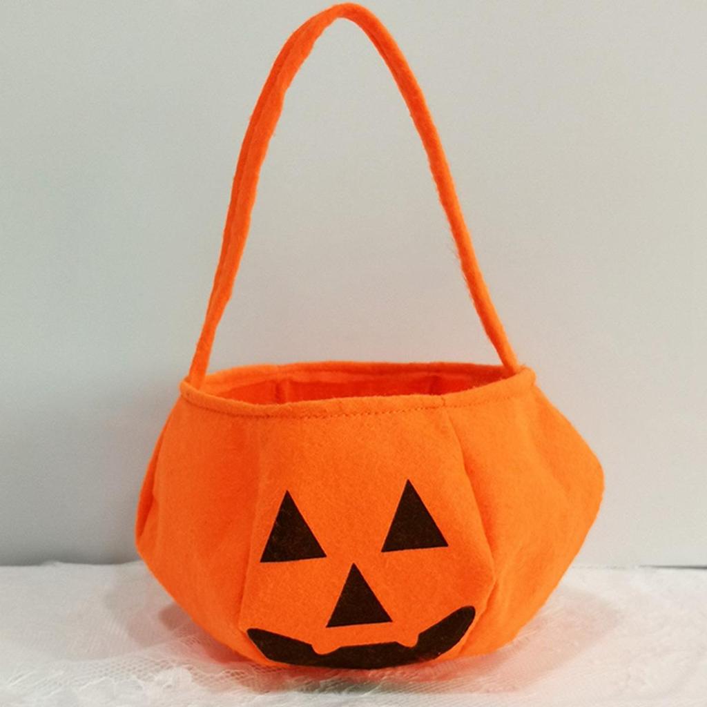 Pumpkin Bags Halloween Party Supplies Non-woven Fabrics Props Kids Children Toys