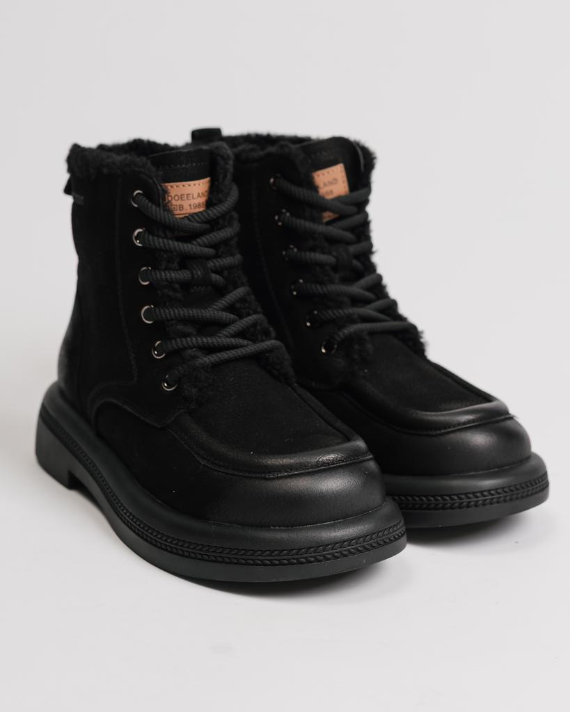 Ботинки зимние Lola Andy 933030 36 черные нубук шерсть