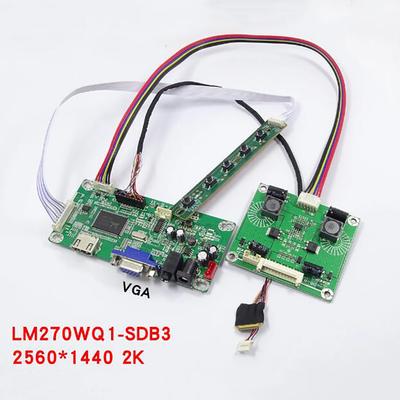 Κιτ Ελεγκτή LCD Κάρτας Οδήγησης EDP Για Οθόνη 27" 2K LM270WQ1-SDB3 VGA
