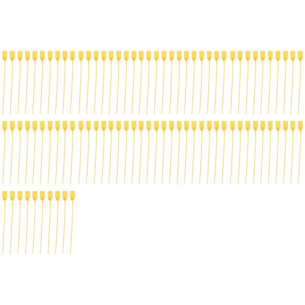 HOT 100 Plastic Tamper Seals, Numbered Zip Ties Tags,Disposable Self Locking Signage for ,Shipping,250mm E
