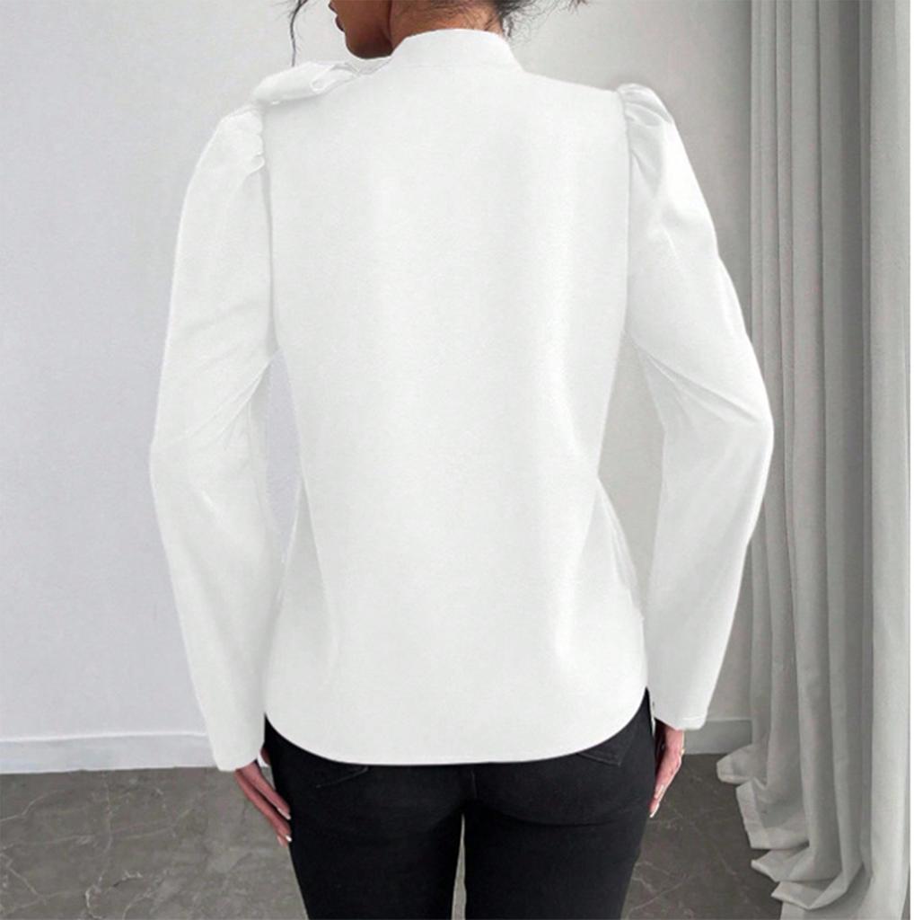 Women's Fashionable Long Sleeve Elegant Commuting And Casual Top