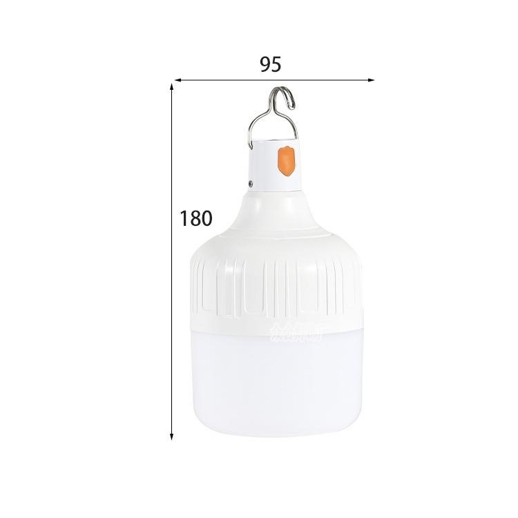 USB Multifunctional Rechargeable Light Bulb Outdoor Wireless Night Market Stall Light Household Power Outage LED Emergency Bulb