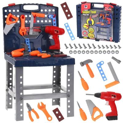 Workshop In a Suitcase DIY Table 2-in-1 Set Tools Drill