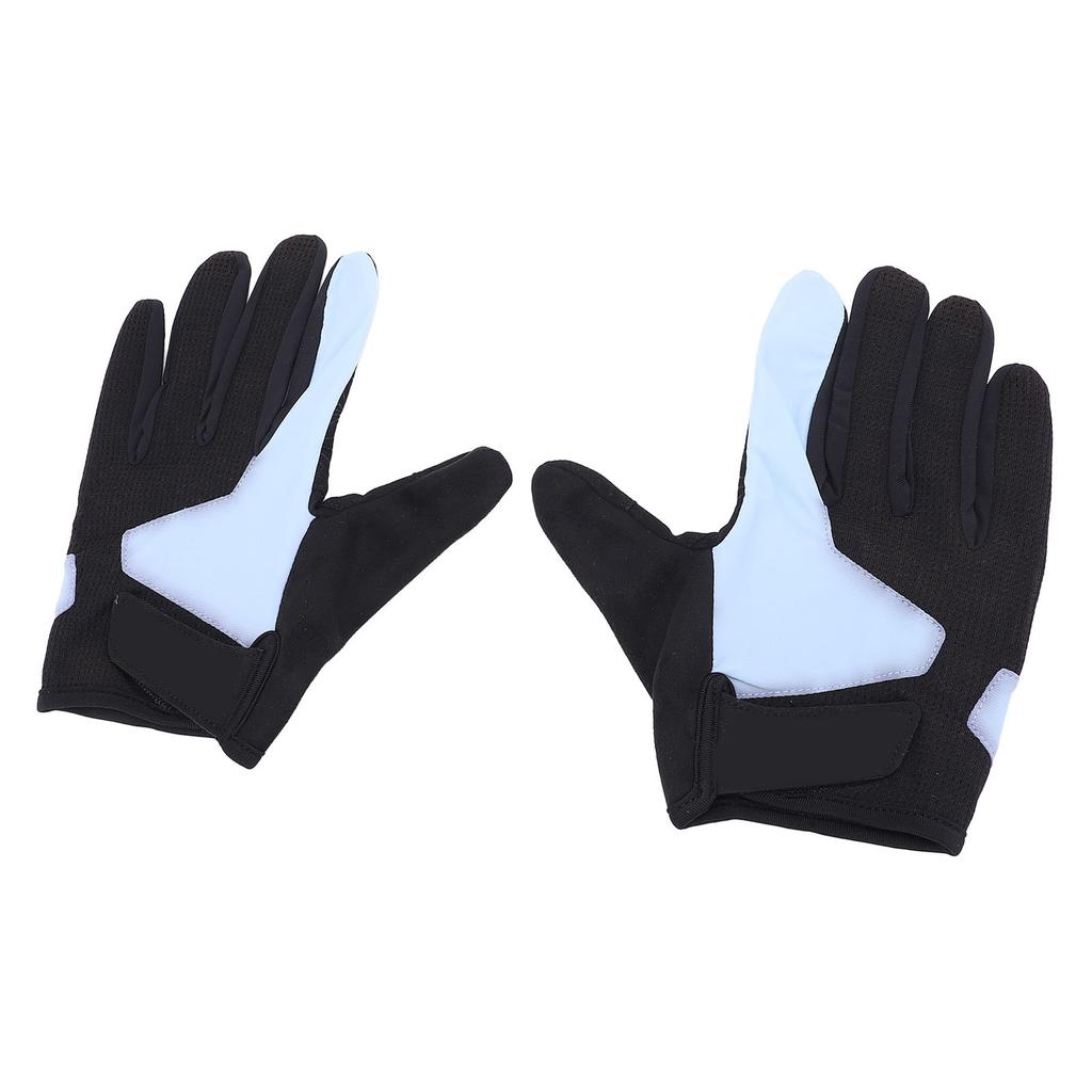 Full Finger Cycling Gloves Men Women Racing Workout Shock Absorption Support Touch Screen