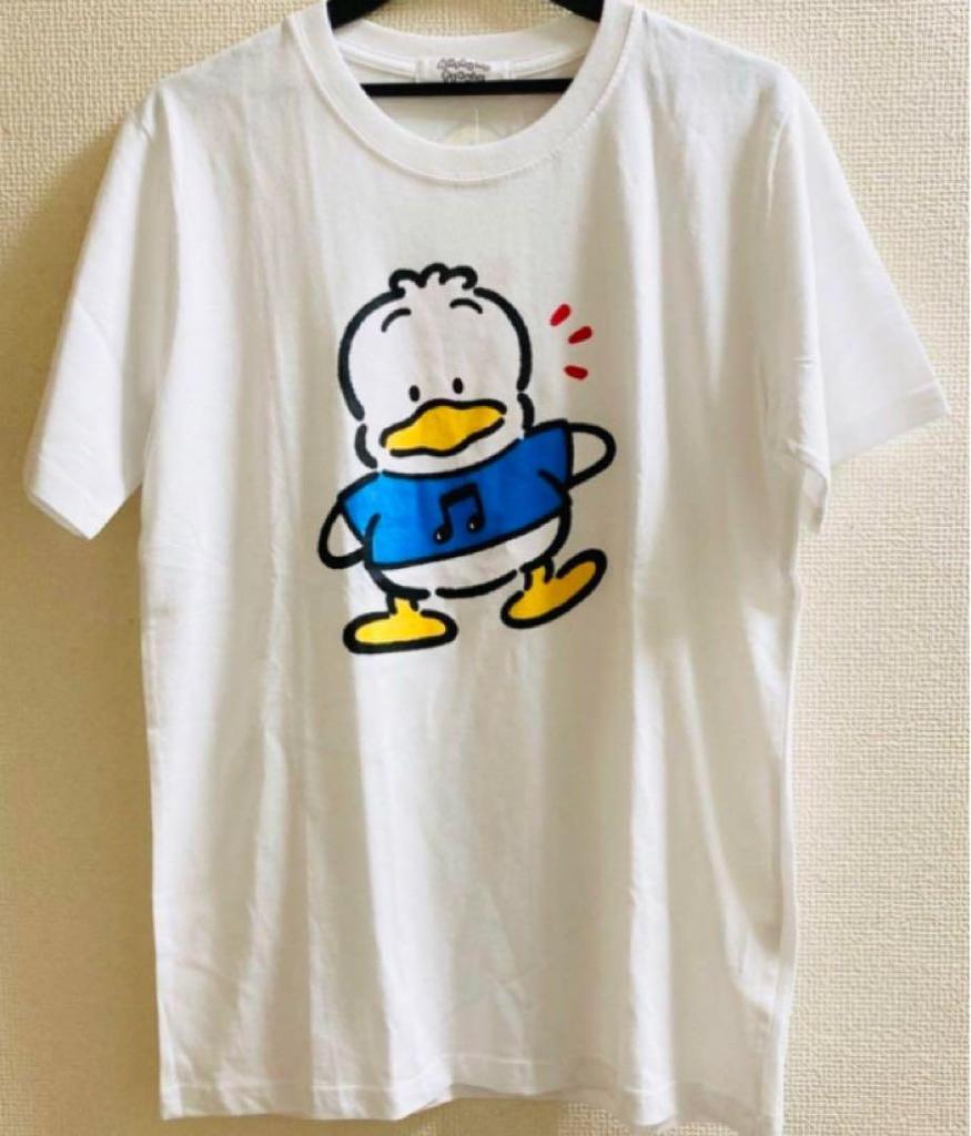 [USED] Sanrio Duck Pekkle T-shirt Short Sleeve Rare Showa Retro Mass-Produced Landmine Collection