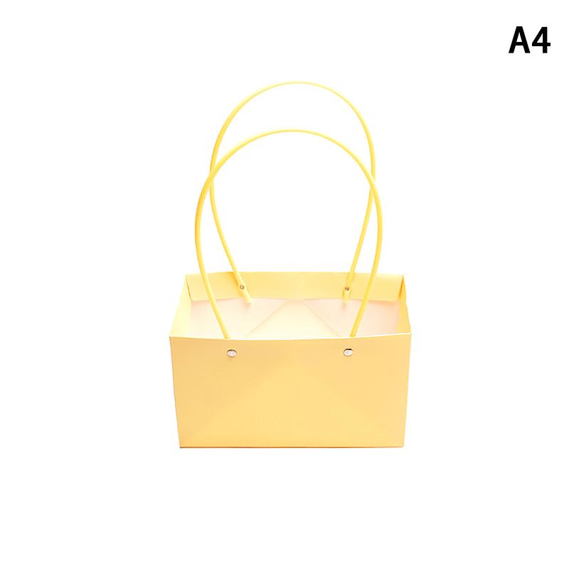 Portable Flower Packaging Box Wedding Decoration Gift Bag Handbag Valentine's Day Birthday Party Decor DIY Bouquet Packaging