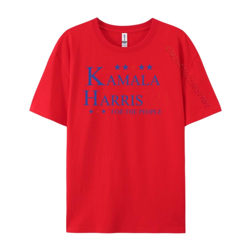 Kamala Harris 24 For The People Madam President Vote Kamala Mens Shirts Graphic Tee Oversized T Shirt Men Plus Size S