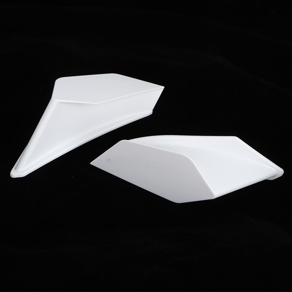 Motorcycle Aerodynamic Winglets Spoiler Wing Universal Modification AccessoryWhite