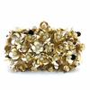 Beaded Floral Evening Clutch Women Fashion Banquet Handbag Elegant Party Prom Shoulder Bag Female Metal Chain Crossbody Purse