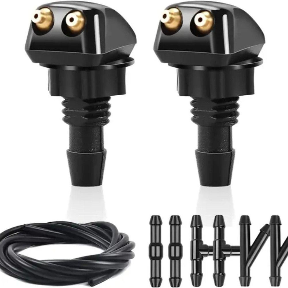 Plastic Windshield Washer Nozzles Adjustable Spray Windshield Spray Jets Automotive Maintenance