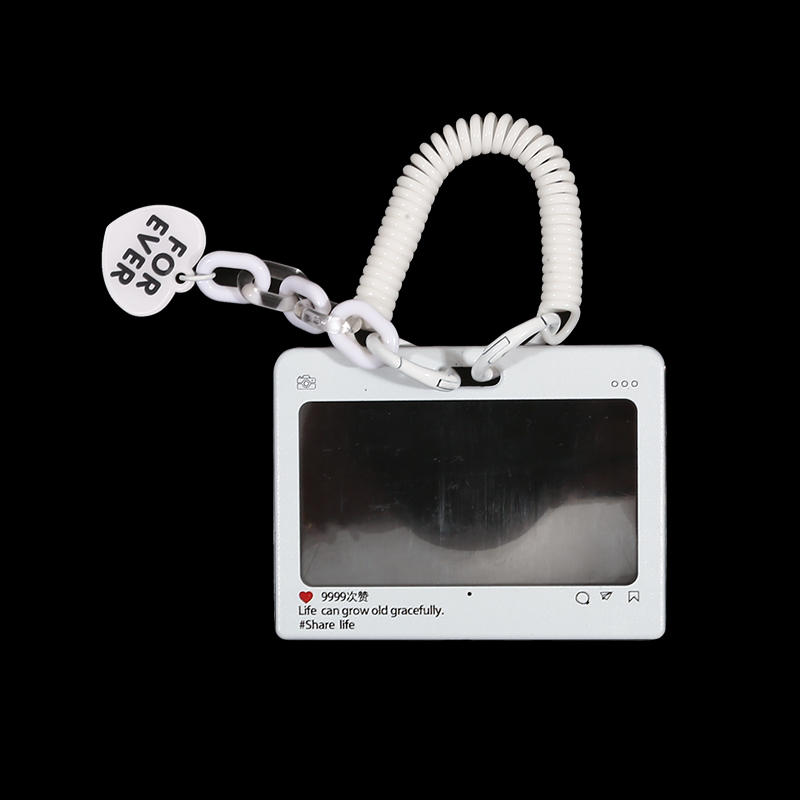 Dialog Box Transparent Card Cover Student Cartoon Slider Card Pack Game Card ID Card Set Pendant Anti-lost Card Holder