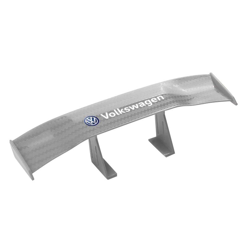 For Volkswagen Car Rear Mini Spoiler Wing Motorcycle Small Model Canard Tail Winglet ABS Carbon For Volkswagen R Line Golf MK4 M