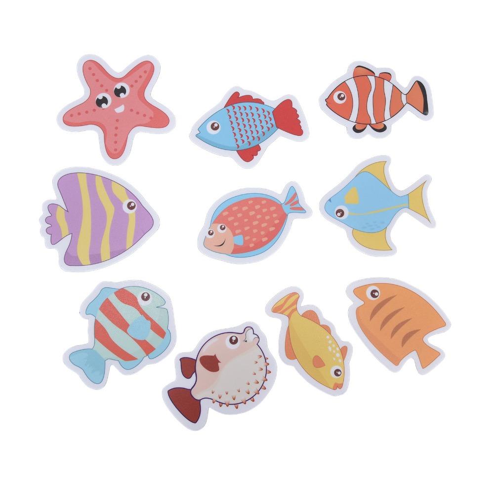 20 pcs PVC Anti Slip Bathtub Decal 3.15*4.33 in Cartoon Bathtub Stickers Bathrooms