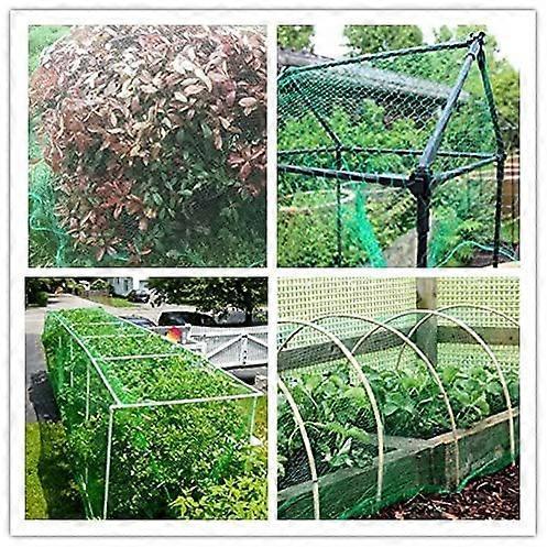4x10m Green Garden Netting, Bird Netting Pond Plant Netting for Protecting Fruit Tree Vegetable Patch Flowers Crops