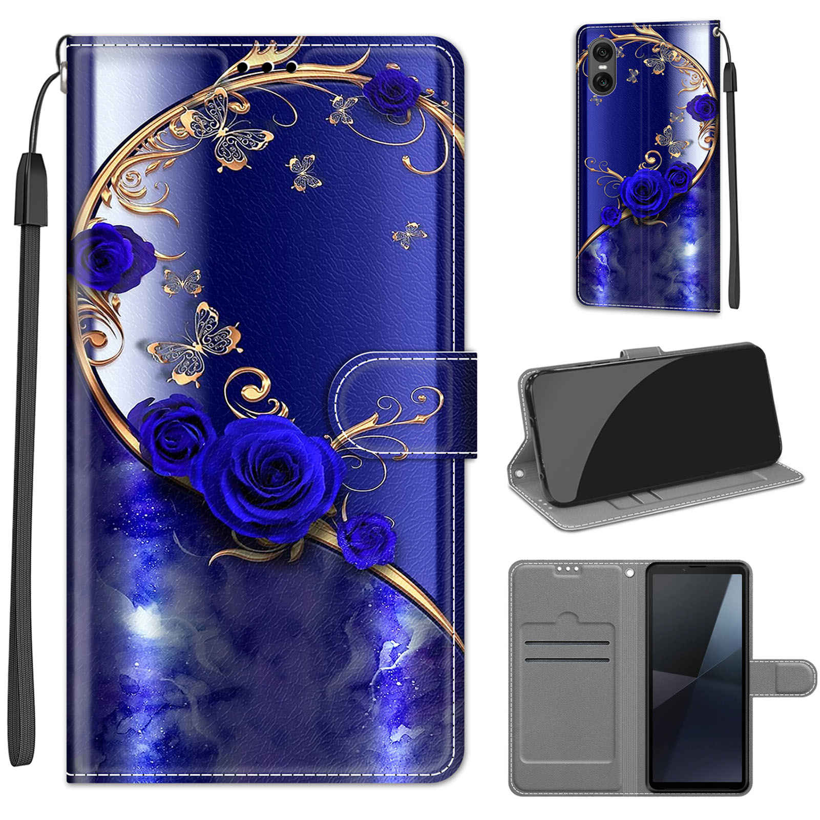 

Роскошный окрашенный кожаный чехол-книжка, защитный чехол для Sony Xperia 10 VI/Xperia 1 VI/Xperia 5 V/Xperia 5 IV/Xperia 10 V/Xperia 10 IV Sony Xperia 1 VI