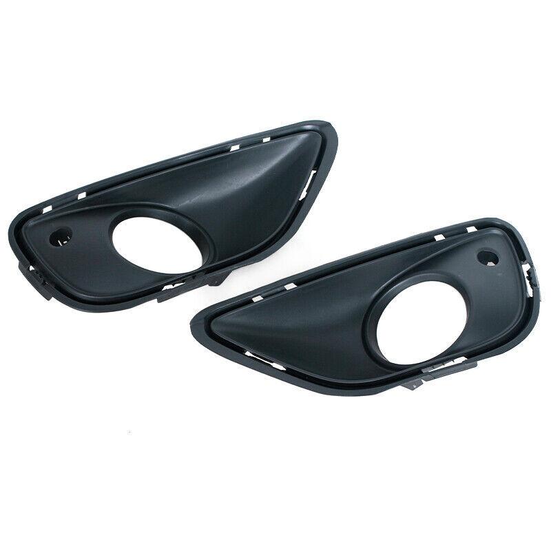 Pair  Front Fog Light Bezel Trim Cover For Porsche Cayenne 2015 2016 2017 2018