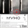 MYHO Iridescent Pearl White Shimmer & Punk Smoky Black Eyeshadow Stick