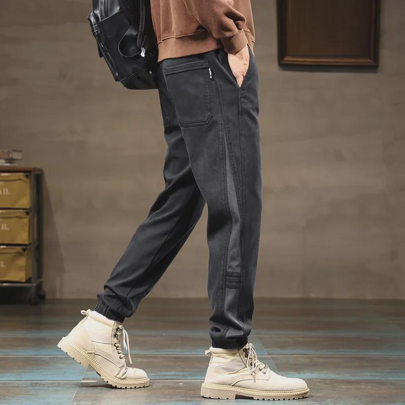 Lässige Herrenhose mit elastischem Bund und Bündchen – trendige, vielseitige und bequeme Sportbekleidung