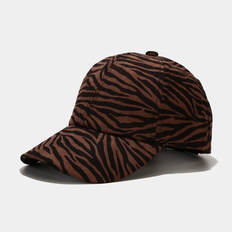 

Boho Chic Leopard And Zebra Print Baseball Hat With Adjustable Strap For Sun Protection And Style Zebra Dark Brown