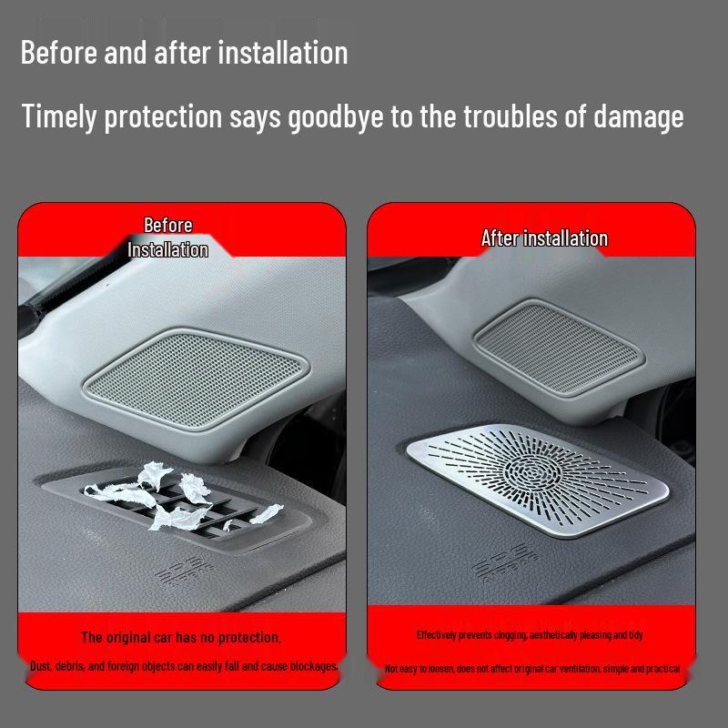 Stainless Steel Air Vent Protector for 23-25 Honda CRV Dashboard