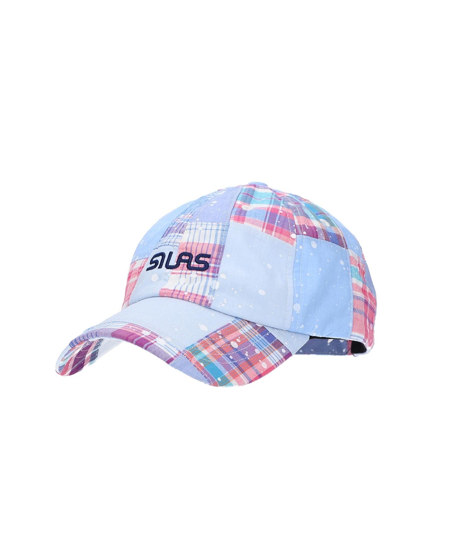 

[Cyrus] SPLASH PATCHWORK CAP Men s LtBLUE