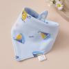 Super Soft Cotton Infant Bib & Neck Warmer - Anti-Spit Up, Autumn/Winter Triangle Scarf