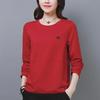 Korean Style Plus Size Women's Autumn Long-Sleeve Slimming T-Shirt