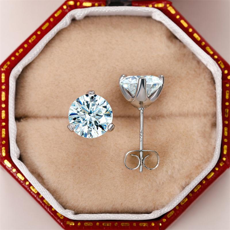 Simple Shiny Oval-shaped CZ Earrings for Female Graceful Lady Versatile Accessories Classical Elegance Women's Jewelry