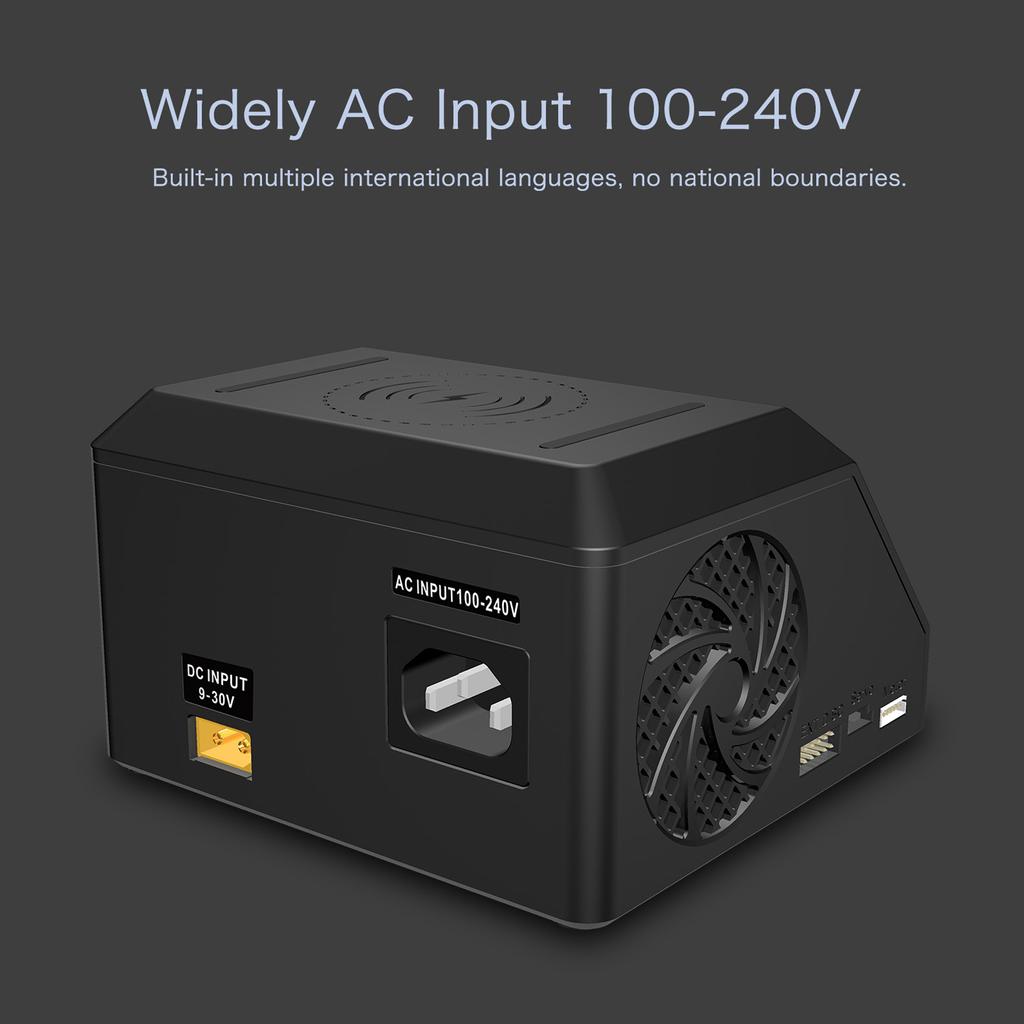UP8 Battery Balance Charger AC 400W DC 600W 2x16A Dual Channel Battery Balance Charger Discharger